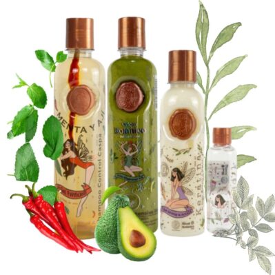Ritual Botanico Shampoo with Keratin and Intensive Plex Treatment (3 Pack) - Mint and Chili Pepper Scent