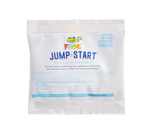 FROG Jump Start for Hot Tubs - Start-Up Chlorine Shock Removes Organic Contaminants & Establishes Chlorine Level - Hot Tub Set Up & Treatment - 1 Pack